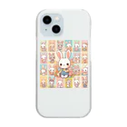 Itgetsbetterのかわいいウサギちゃん Clear Smartphone Case