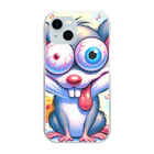 funny-itemsのパニックマウス Clear Smartphone Case