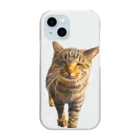 猫島のじかんのごめ～んにゃさい Clear Smartphone Case