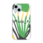 Mana AのカラフルTillandsia Clear Smartphone Case