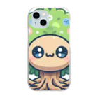 YOKOKENのガジュマルのガジュ子さん Clear Smartphone Case