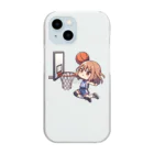 チェリモヤのガールズバスケット 04 Clear Smartphone Case