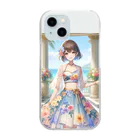 かるるんショップの夏と南国と休日と Clear Smartphone Case