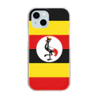 お絵かき屋さんのウガンダの国旗 Clear Smartphone Case