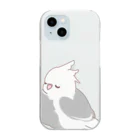 あまるり店のねむねむオカメインコ WF Clear Smartphone Case