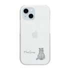 Miss GrayのGray cat Clear Smartphone Case