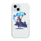 MistyStarkの青魔道士　－　blue mage　－ Clear Smartphone Case