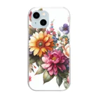 ohanaのお花 Clear Smartphone Case