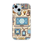 jojo-の電子機器 Clear Smartphone Case