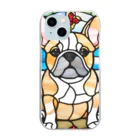 BowMeowのフレンチブルドックNo.3 Clear Smartphone Case