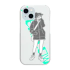 SHOGOのアトリエのOVERFLOW（クリア） Clear Smartphone Case