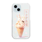 がーるずしょっぷのうさぎ茶屋あいす🐰 Clear Smartphone Case