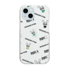 BUNNY PARTYのうさぎはぴょん Clear Smartphone Case