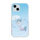 MIKA YADA illust shopの6月梅雨、雨の降る日は。 Clear Smartphone Case