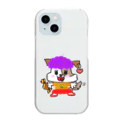 なんかクセになる販売店『あきょん』の大阪のオバワンちゃん Clear Smartphone Case