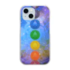 💖宇宙整体♪🌈♪こころからだチャンネル♪💖の宇宙曼荼羅　cakra version Clear Smartphone Case