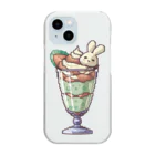 Msks-328772のうさうさぱふぇ　メロン味 Clear Smartphone Case