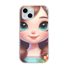 8kn356231の美少女 Clear Smartphone Case