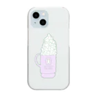 Delighted Sheepのもりもりホイップ Clear Smartphone Case