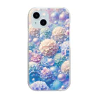 LUNA♡Malfeの紫陽花 Clear Smartphone Case
