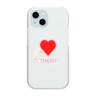 Milky wayのTokyo heart Clear Smartphone Case
