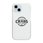 MatrixSphereのCRABBY CRABS CLUB シンプルロゴ Clear Smartphone Case