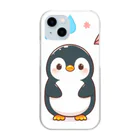 柴犬しばわんこhana873の可愛いペンギントリオ Clear Smartphone Case