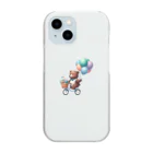 lblの風船売りのクマさん Clear Smartphone Case