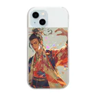 AQUAMETAVERSEの戦国レイブ　Tomoe bb 2712 Clear Smartphone Case