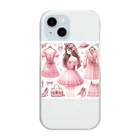 BeccaBeccaのピンク大好き Clear Smartphone Case