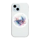 H.webPのAmaxsaパールライン-Pearl-line【バックプリント】 Clear Smartphone Case