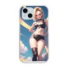 白尻の美麗イラストキャラクターグッズ Clear Smartphone Case