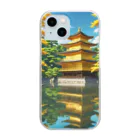 デザイン学科卒のKinkaku-ji　金閣寺 Clear Smartphone Case