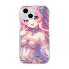 surasuramusumeのスライム娘「ジェム」 Clear Smartphone Case