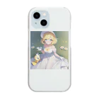 オリジナルグッズショップ KIJITORAのデイジーダック Clear Smartphone Case