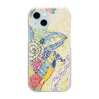 魚好きあつまれ！#かまととちゃん　#かまぼこママの海の花　カイフラワー Clear Smartphone Case