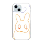 最中のうさぎ Clear Smartphone Case