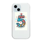 masafu-のNO.デザイン#5 Clear Smartphone Case