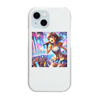 inuneko2004のステージに立つアイドル Clear Smartphone Case