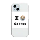 BIMAMECOFFEEのI♡coffee Clear Smartphone Case