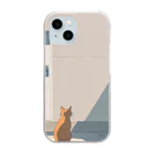 ねこあそびのねこのせなか Clear Smartphone Case