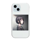 心傷紫苑の横顔 Clear Smartphone Case