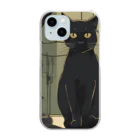 8890の黒猫 Clear Smartphone Case