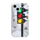 ft141104の「とある国の冬の信号」 Clear Smartphone Case