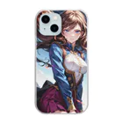 HappinessDarkのアレクサンドリア・リーフデゥハイル【私、真面目な人が好きですよ】 Clear Smartphone Case