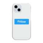 ZonのFOLLOW Clear Smartphone Case