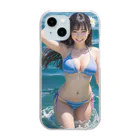 AI美女グラビアアートのAI美女グラビア9 Clear Smartphone Case