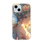 AQUAMETAVERSEの花の妖精　Tomoe bb 2712 Clear Smartphone Case