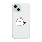 チョコミントのシマエナガ feat.ｻｸﾗﾝﾎﾞ Clear Smartphone Case