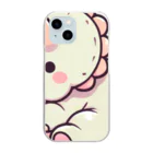 dinosaurtriviaのゆるトリケラ（カラー） Clear Smartphone Case